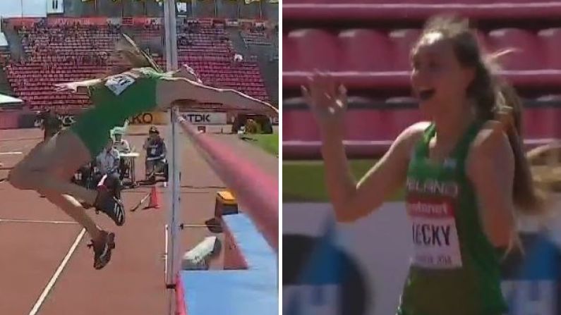 Watch: Ireland's Sommer Lecky Wins High Jump Silver At World Championships