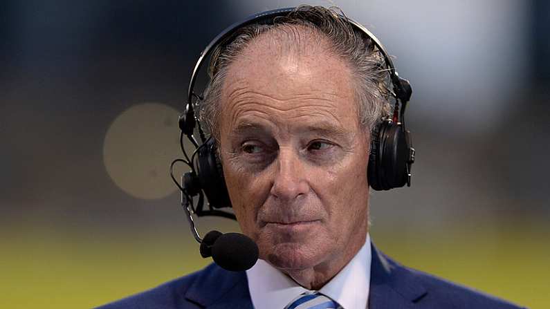 4 August 2017; eir Sport analyst Brian Kerr at half-time during the SSE Airtricity League Premier Division match between Shamrock Rovers and Derry City at Tallaght Stadium in Dublin. Photo by Piaras O Midheach/Sportsfile