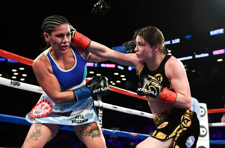 What time is Katie Taylor fighting?