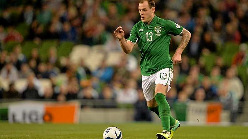 15 October 2013; Anthony Stokes, Republic of Ireland. 2014 FIFA World Cup Qualifier, Group C, Republic of Ireland v Kazakhstan, Aviva Stadium, Lansdowne Road, Dublin. Picture credit: Brendan Moran / SPORTSFILE