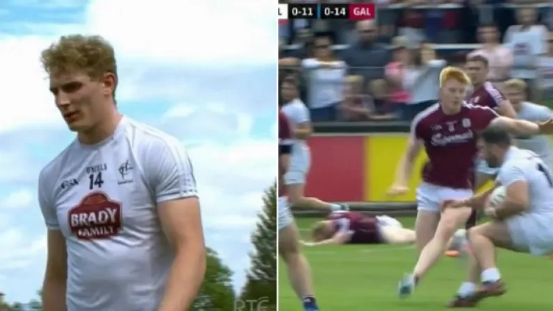 Watch: Daniel Flynn Shown Red Card For Off The Ball Incident Against Galway