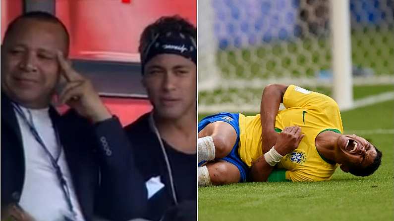 Neymar's Father Involved In Remarkable Row With Brazilian Journalist After World Cup Exit