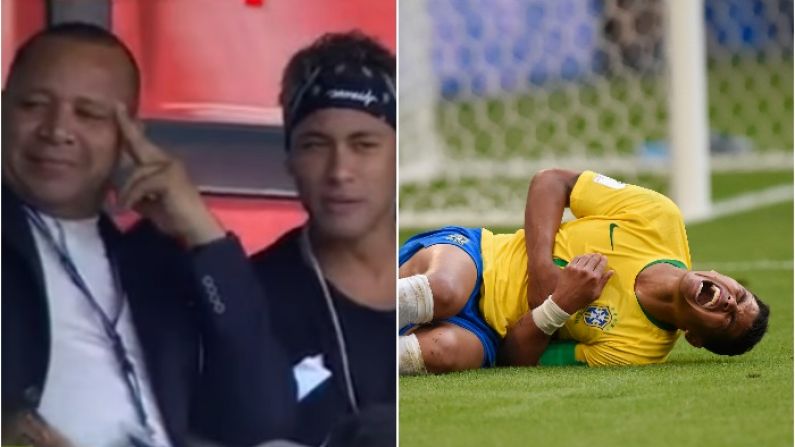 Neymar's Father Involved In Remarkable Row With Brazilian Journalist After World Cup Exit
