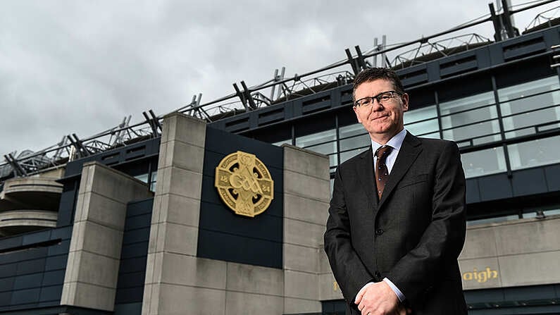 17 April 2018; New Ard Stiurthoir of the GAA Tom Ryan pictured in Croke Park, Dublin. Photo by Brendan Moran/Sportsfile