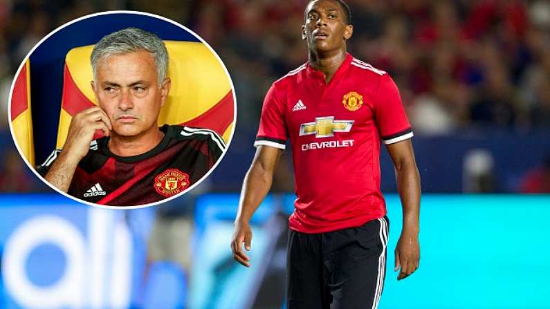 Report: Mourinho And Martial Relationship At 'Breaking Point' After Player Leaves Tour