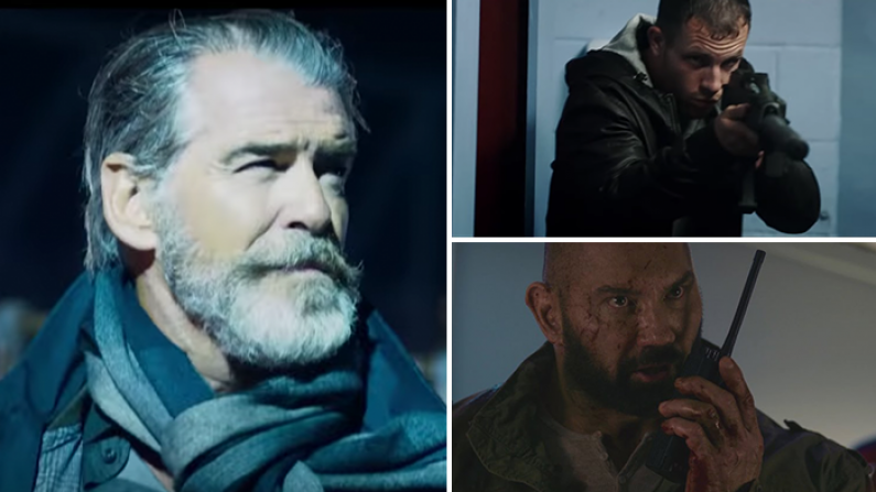 Pierce Brosnan Stars In Trailer For 'Die Hard In A Football Stadium'
