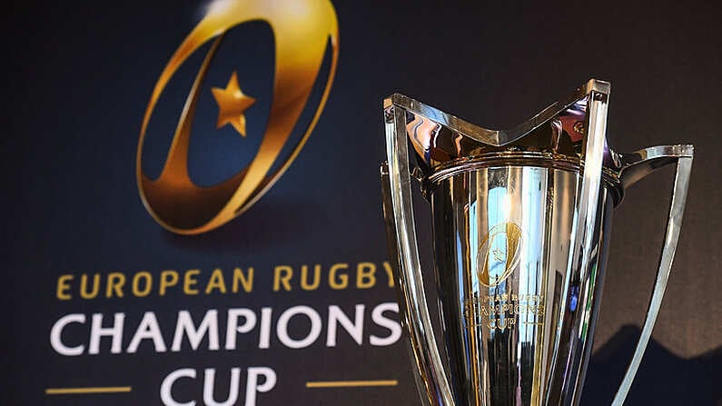 2 October 2017; A general view of the European Rugby Champions Cup at the European Rugby Champions Cup and Challenge Cup 2017/18 season launch for PRO14 clubs at the Convention Centre in Dublin. Photo by Brendan Moran/Sportsfile