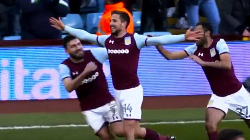 Watch: Scott Hogan And Conor Hourihane Score As Villa Continue Premier League Push