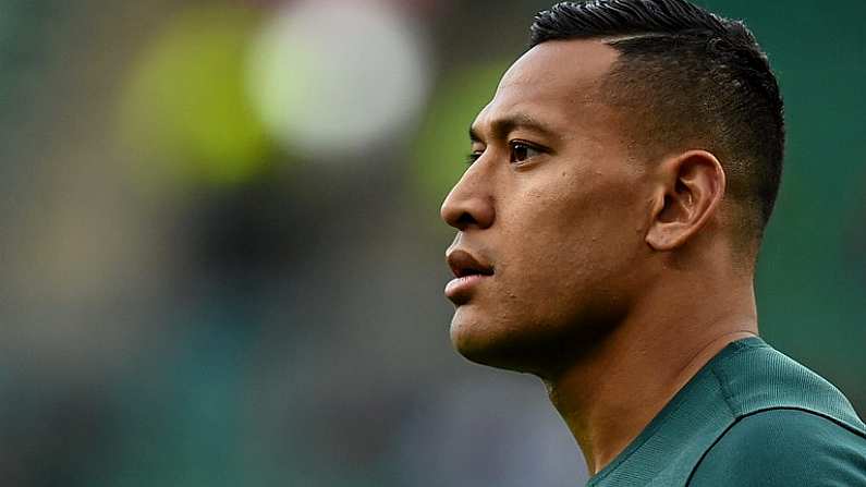 25 October 2015; Israel Folau, Australia. 2015 Rugby World Cup, Semi-Final, Argentina v Australia. Twickenham Stadium, Twickenham, London, England. Picture credit: Ramsey Cardy / SPORTSFILE