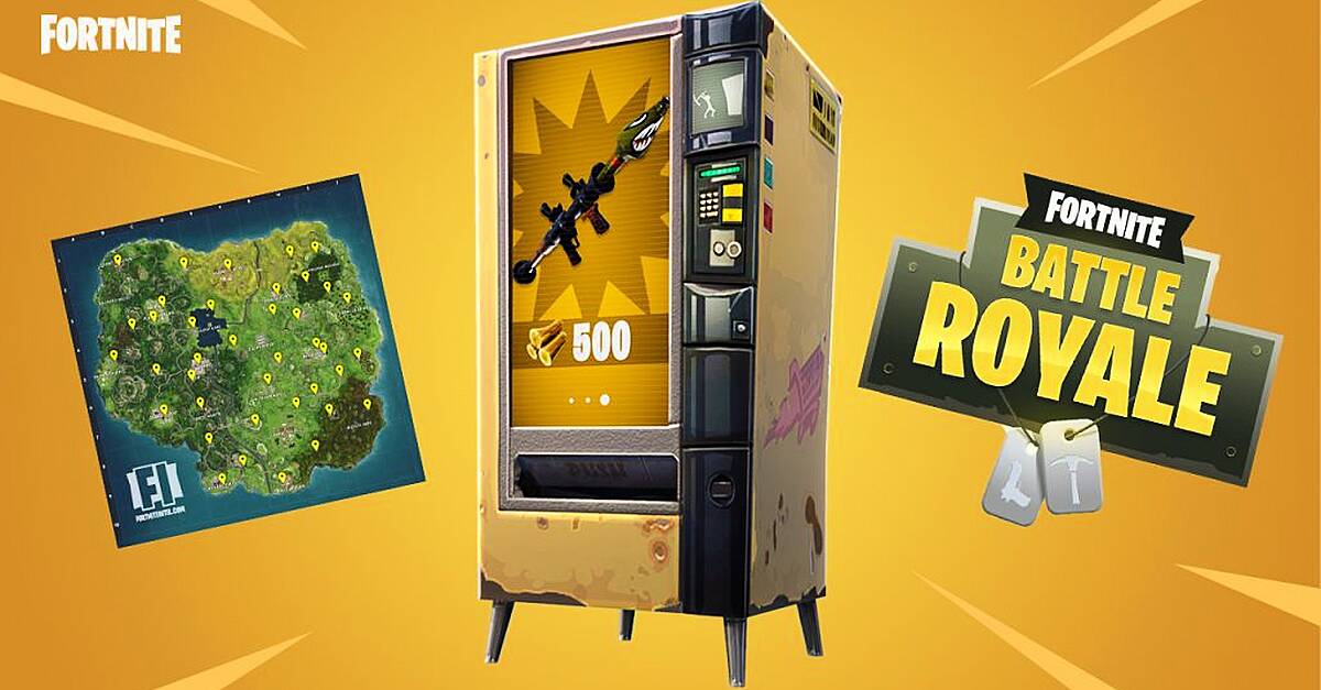 Here Are All The Fortnite Vending Machine Locations Ballsie 2221