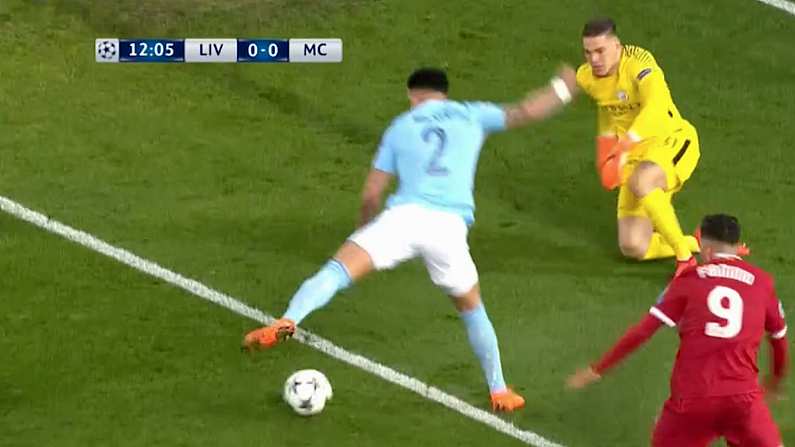 Watch: Kyle Walker Brainfart Gives Liverpool First Goal In CL Tie