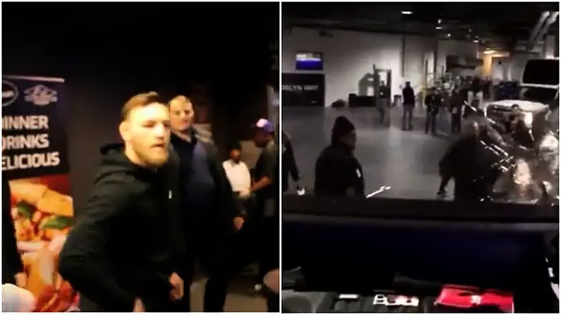 Conor McGregor Gatecrashes UFC 223 Media Day In Brooklyn