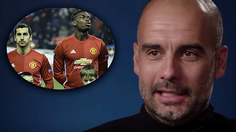 Guardiola: Raiola Offered Me Pogba & Mkhitaryan Two Months Ago