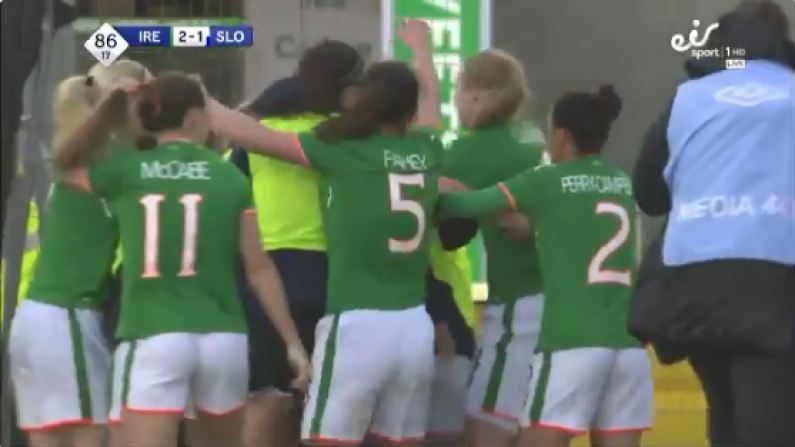 Watch: Late, Great Amber Barrett Goal Secures Vital Win For Ireland