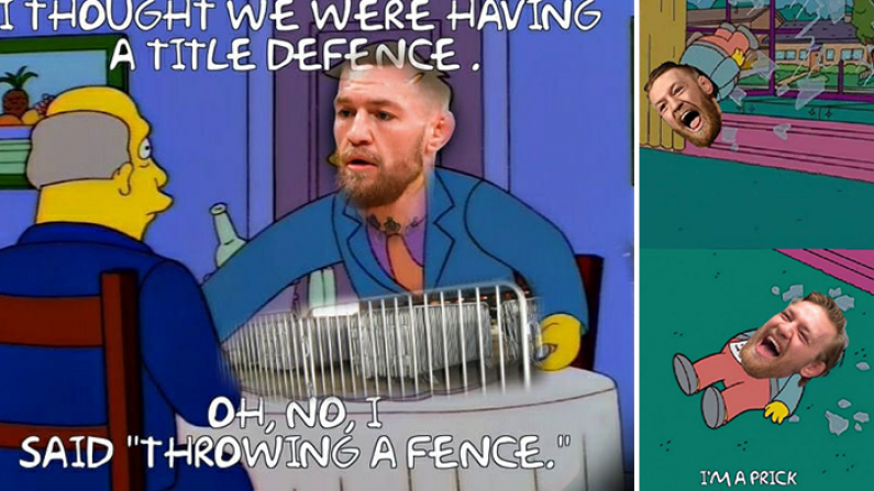The Irish Simpsons Fans Reaction To Conor McGregor's Rampage