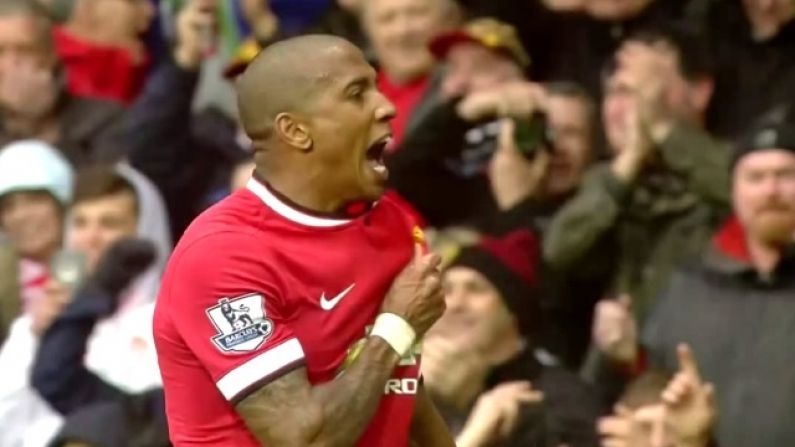 Ashley Young Was Instrumental In Rousing Manchester United At Half-Time Vs City