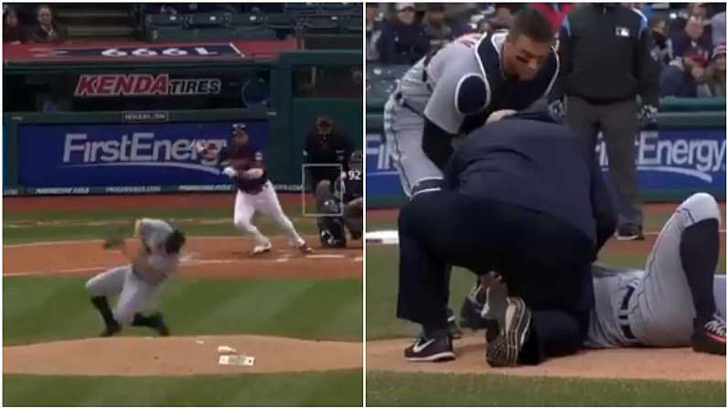 Watch: Detroit Pitcher Takes 170 Km/H Hit Straight To The Jaw