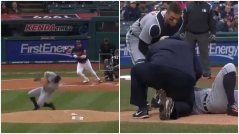 Watch: Detroit Pitcher Takes 170 Km/H Hit Straight To The Jaw