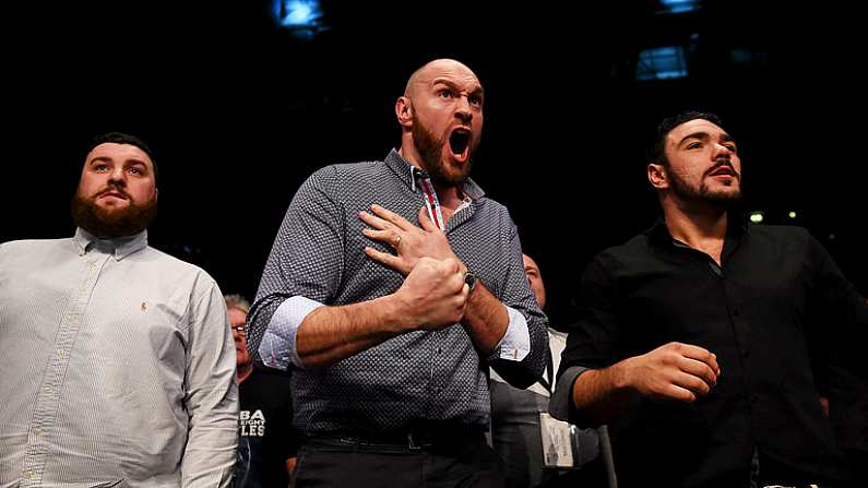 Tyson Fury Announces Details Of Comeback Fight