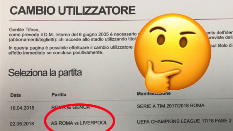 Dissecting The Conspiracy As Roma 'Sell' Liverpool Tickets Before CL Draw