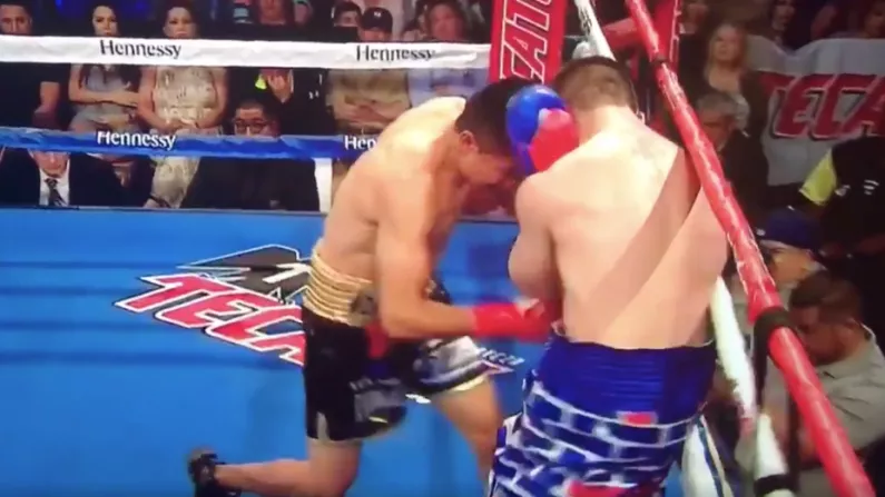 Boxer Wears 'Build That Wall' Trunks, Gets Plastered By Mexican