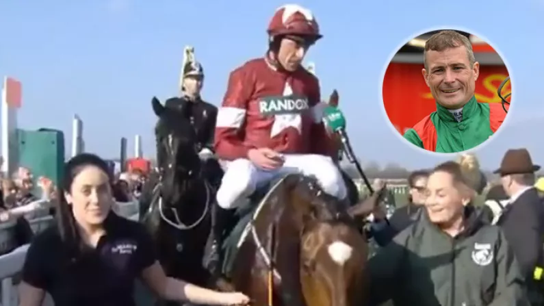 Watch: Emotional Davy Russell Makes Touching Tribute After Grand National Triumph