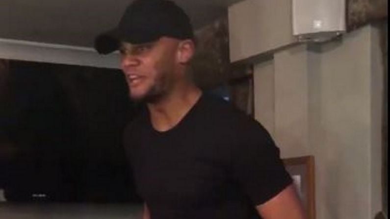 Vincent Kompany Gives Rousing Speech In Pub Of Manchester City Fans