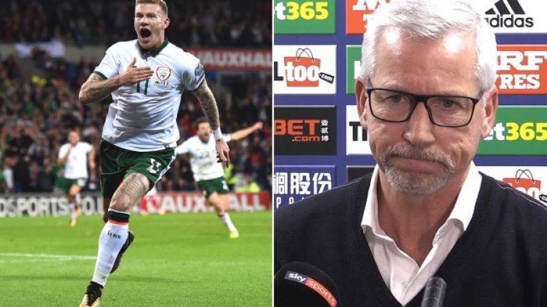 James McClean Appears To Aim Little Dig At Alan Pardew
