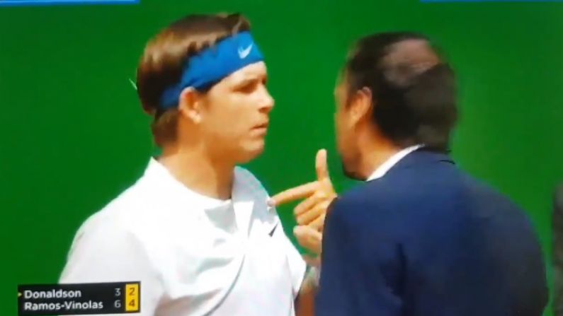 US Tennis Pro Starts Throwing Shapes At Ref During Five-Minute Tantrum
