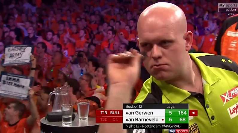 Watch: 'A Famous, Famous Win' MvG Lets It Slip For Barney's Double Delight