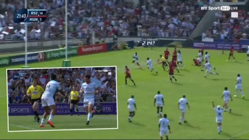 Watch: Teddy Thomas Takes Piss In Turning Down Hat-Trick Try Vs Munster