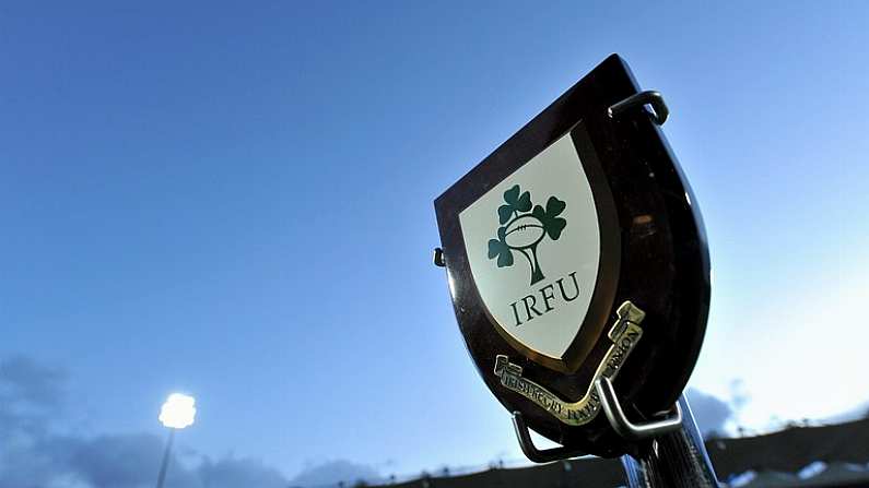 21 November 2009; The new Irish Rugby Football Union crest. Autumn International Guinness Series 2009, Ireland v Fiji, Royal Dublin Society, Ballsbridge, Dublin. Picture credit: Brendan Moran / SPORTSFILE