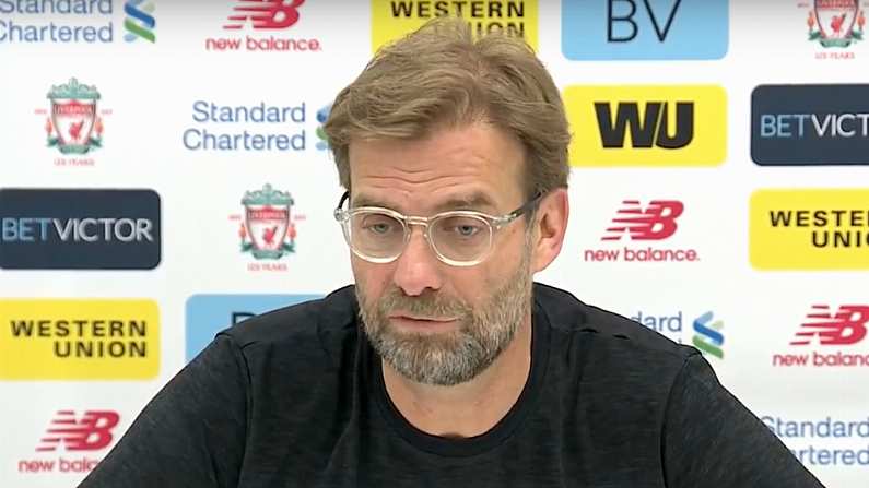 Jurgen Klopp Speaks Out On Sean Cox Attack