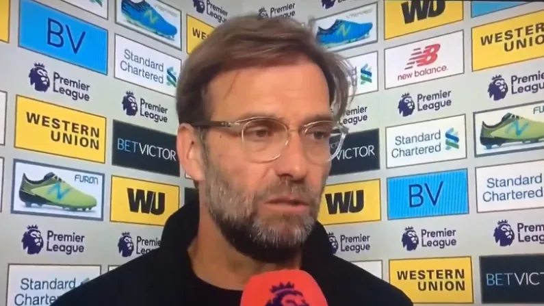 Watch: Jürgen Klopp Unhappy With Liverpool Crowd After Disappointing Draw