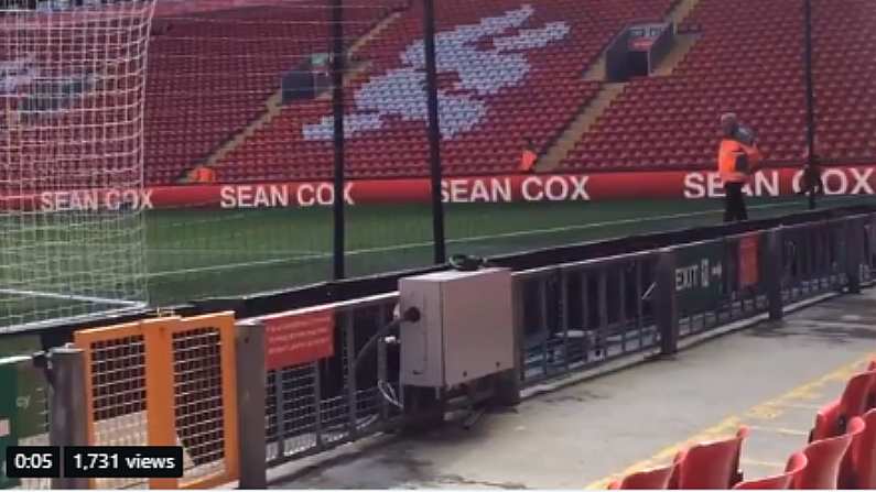 Liverpool Pay On-Field Tribute To Sean Cox As Dunboyne Jersey Hangs In Anfield Dressing Room