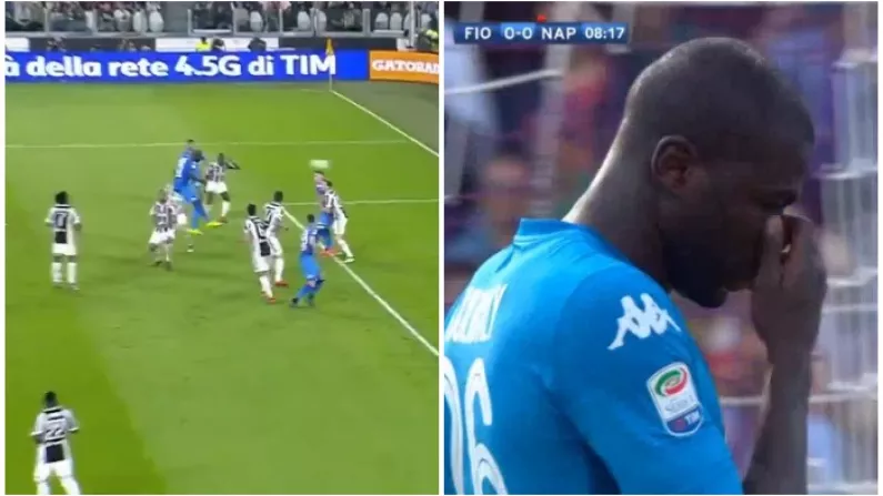 From Hero To Villian: Koulibaly Sees Red As Napoli Serie A Dream Crushed