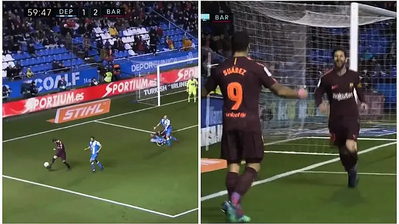 Watch: Pique Rips The Piss With Seven Solos As Messi Hat-Trick Wins La Liga For Barca