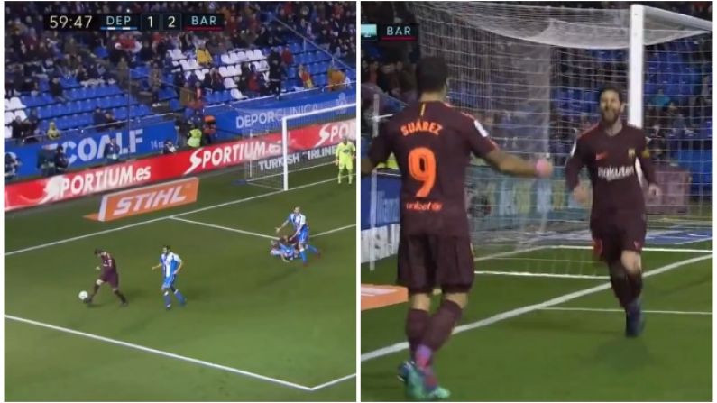 Watch: Pique Rips The Piss With Seven Solos As Messi Hat-Trick Wins La Liga For Barca