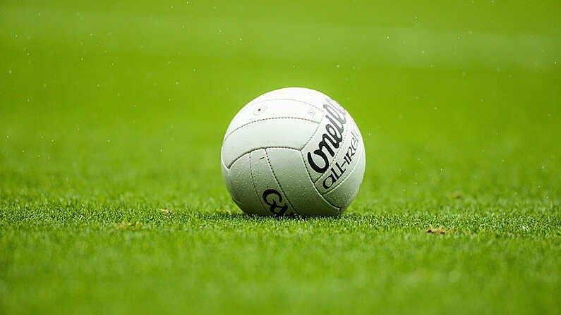 20 August 2017; A general view of a football during the Electric Ireland GAA Football All-Ireland Minor Championship Semi-Final match between Cavan and Kerry at Croke Park in Dublin. Photo by Piaras O Midheach/Sportsfile