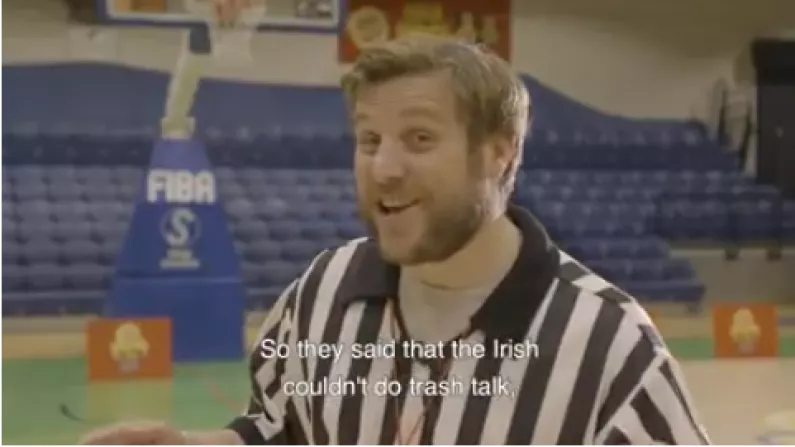Love/Hate's Peter Coonan Gives Irish Basketballers A Trash-Talking Lesson Ahead Of #HulaHoops3x3