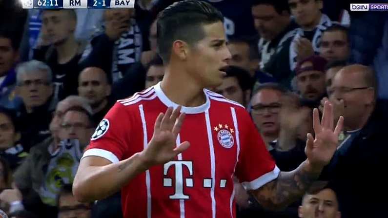 James Rodríguez Infuriates Fans With Needless Act In Champions League Semi-Final