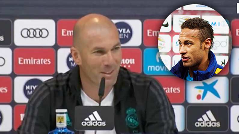 Zinedine Zidane Remains Coy On Potential Neymar Bid