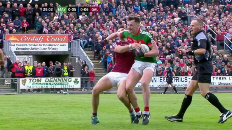 Disgraceful Elbow Sees Mayo Down To 14 Men Against Galway