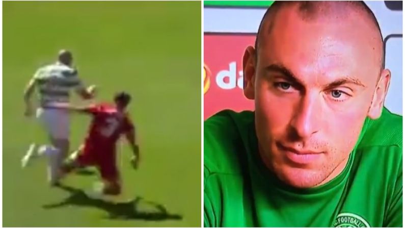 Watch: Scott Brown Sends Ominous Message After Poor Tackle Against Aberdeen
