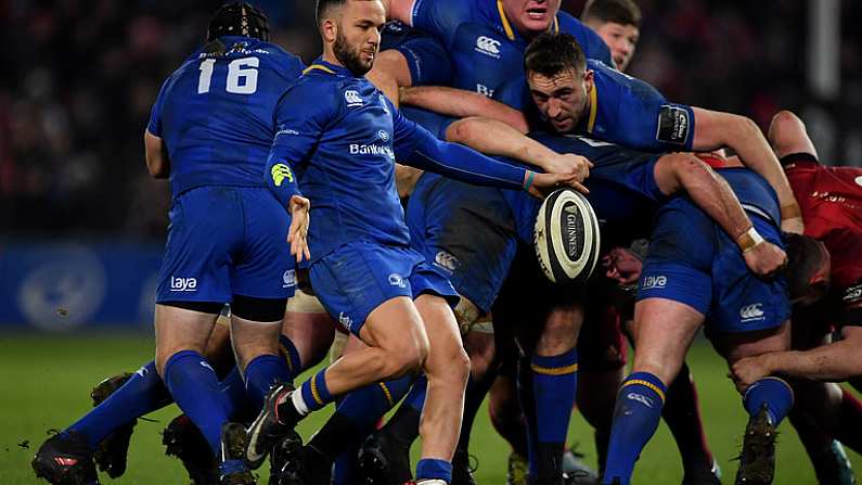 26 December 2017; Jamison Gibson-Park of Leinster during the Guinness PRO14 Round 11 match between Munster and Leinster at Thomond Park in Limerick. Photo by Brendan Moran/Sportsfile