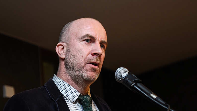 27 October 2017; Speaking at last nights launch of a book and an exhibition to commemorate the centenary of the achievement of the UCD Collegians hurling team in winning the All-Ireland senior hurling championship is book author Paul Rouse. The book  UCD Collegians: All-Ireland Champions 1917  written by Paul Rouse and Leanne Blaney. Photo by David Fitzgerald/Sportsfile