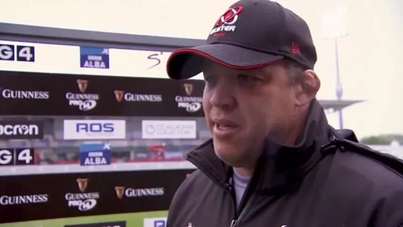 Watch: Ulster Head Coach In Unbelievably Awkward Final Interview