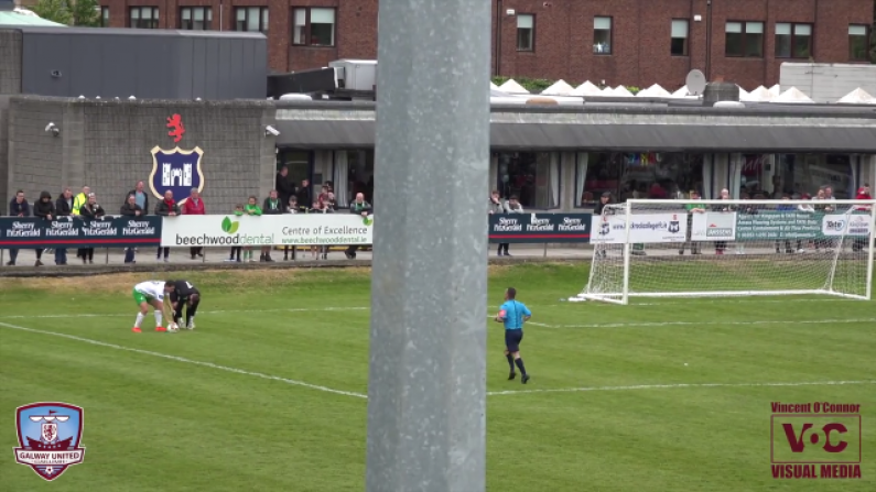 Player Knowing The Rules Leads To Utterly Bizarre LOI First Division Goal
