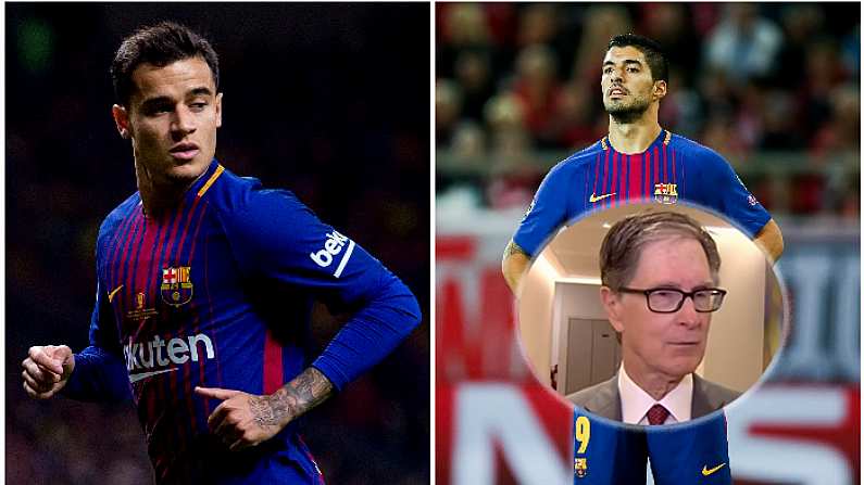 Liverpool Owner In Timely Dig At Barcelona Pair Suarez And Coutinho