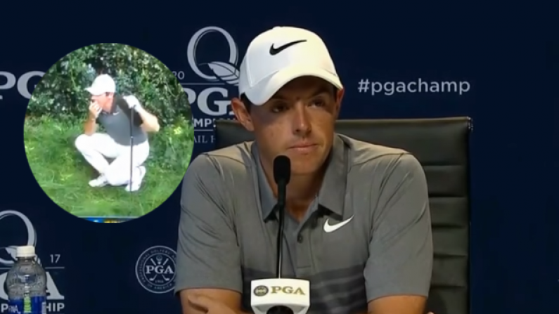 Watch: Rory McIlroy Hits Spectator In The Head During Crazy Round.